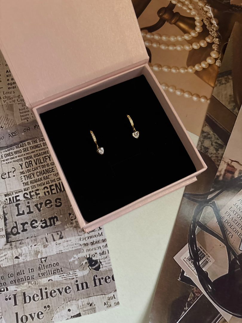 Aria crystal hoops