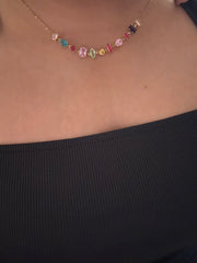 Gemstone neckpeice