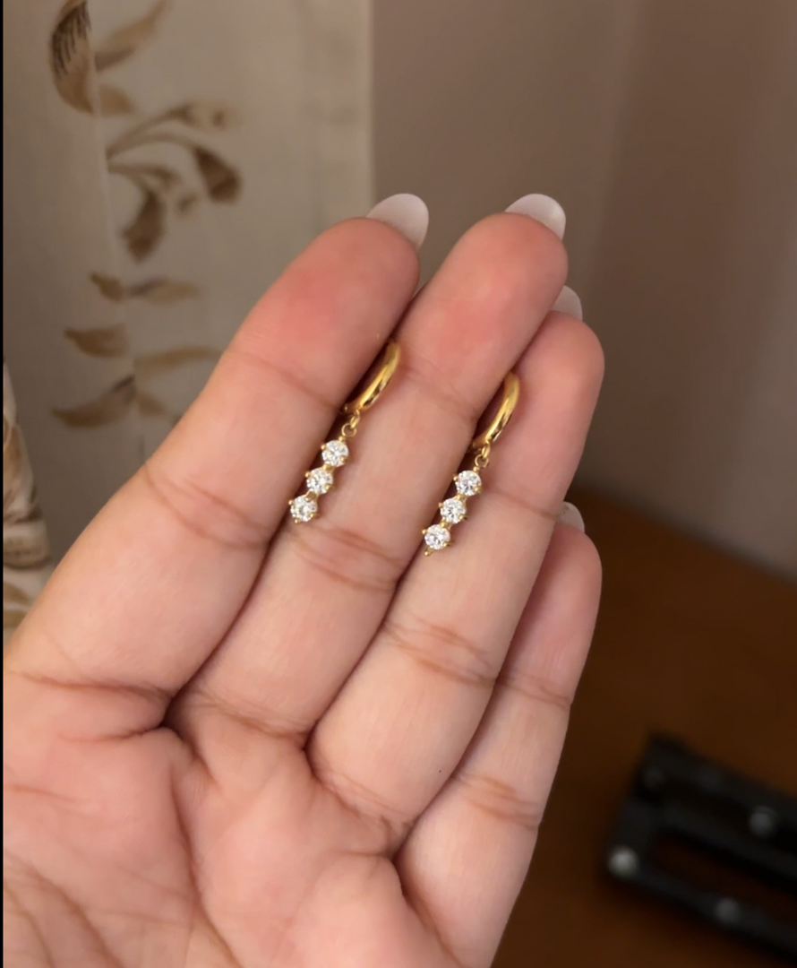 Stardust linear hoops