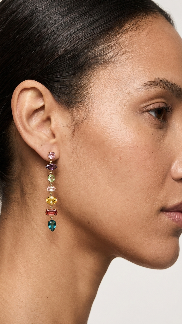 Sunburst Disc Earrings