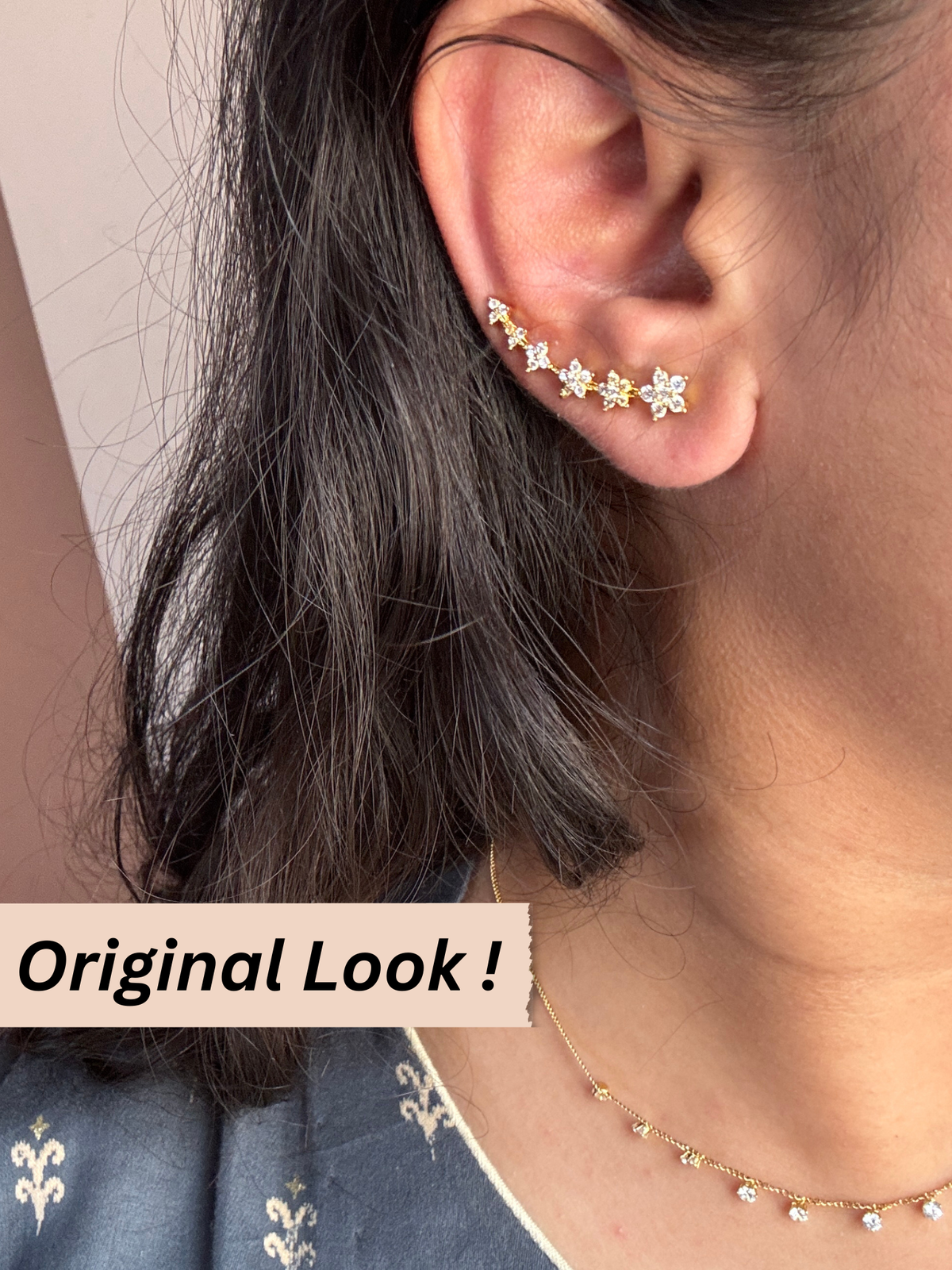 Flora Bloom Ear Climber