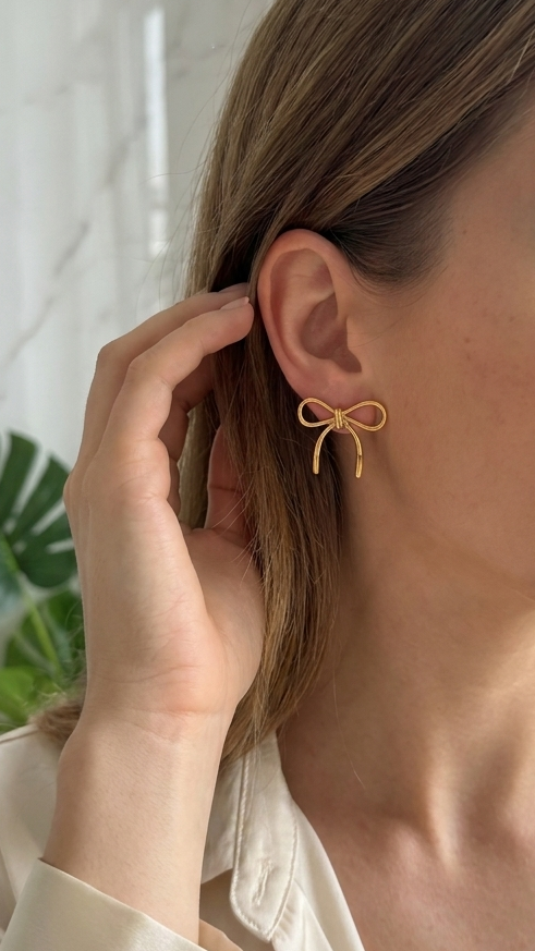 Gilded Petal Dangles