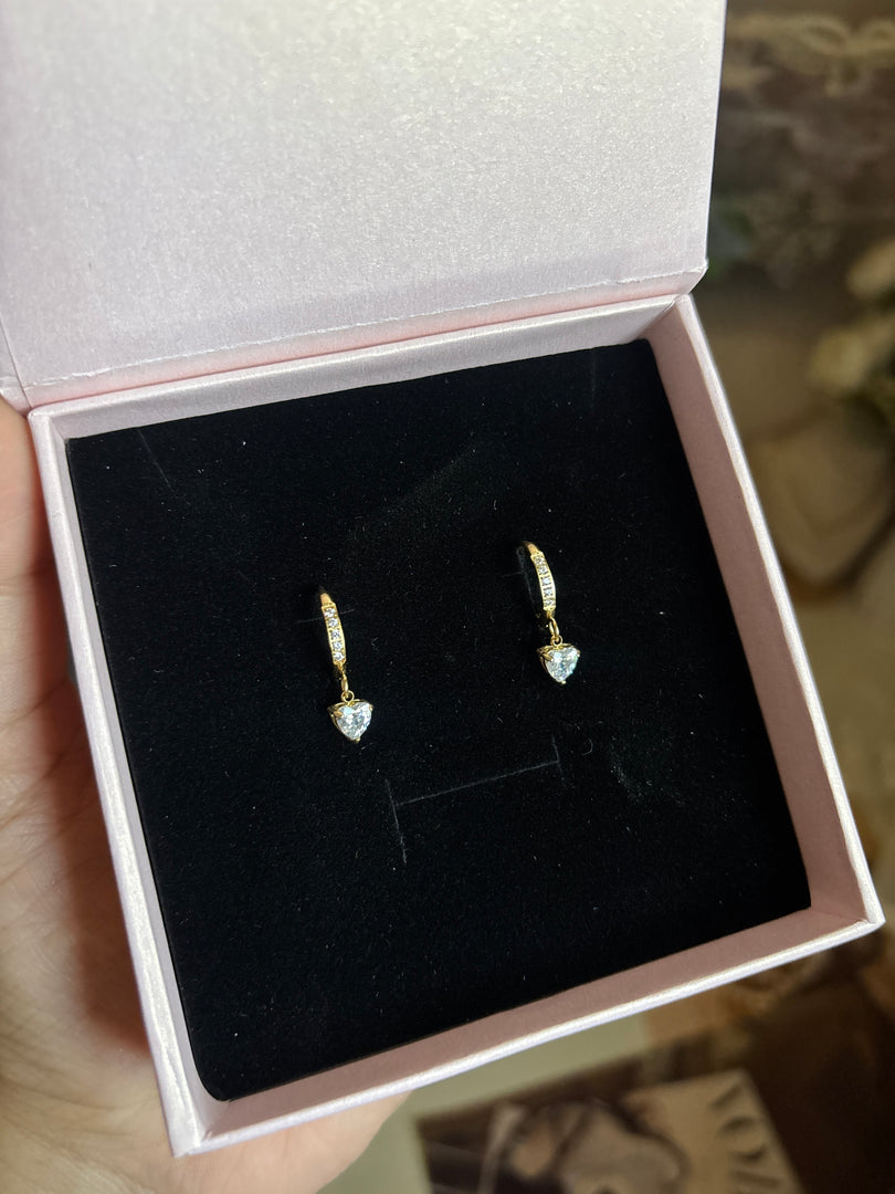 Aria crystal hoops