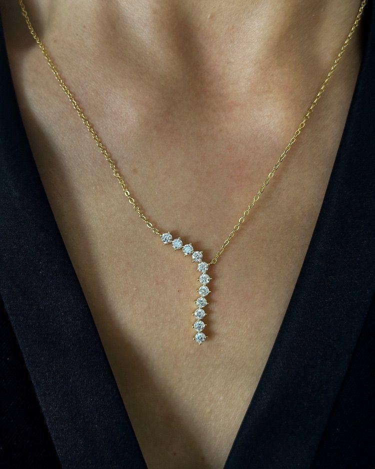 Rainstone Y-neckpeice