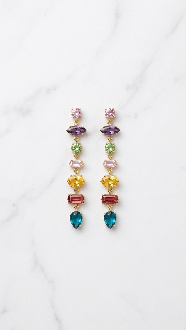Sunburst Disc Earrings