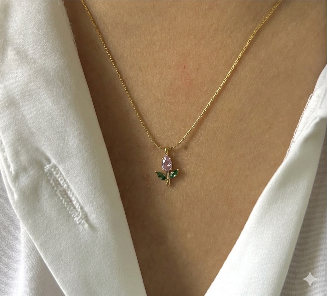 Pink Tulip bracelet