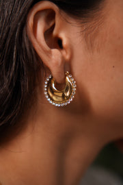 Celestial glow hoops