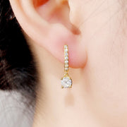 Aria crystal hoops