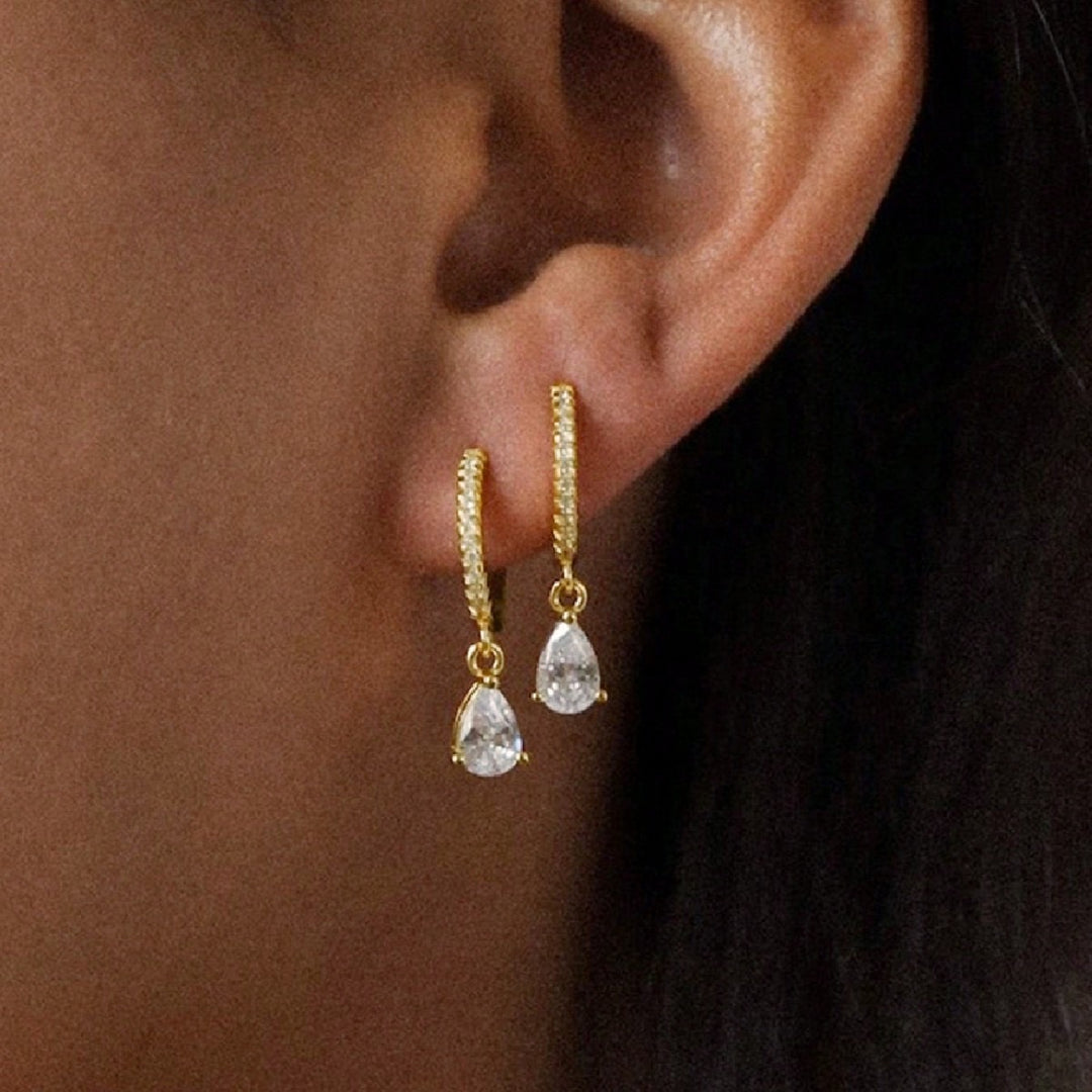 Amara Teardrop Hoops