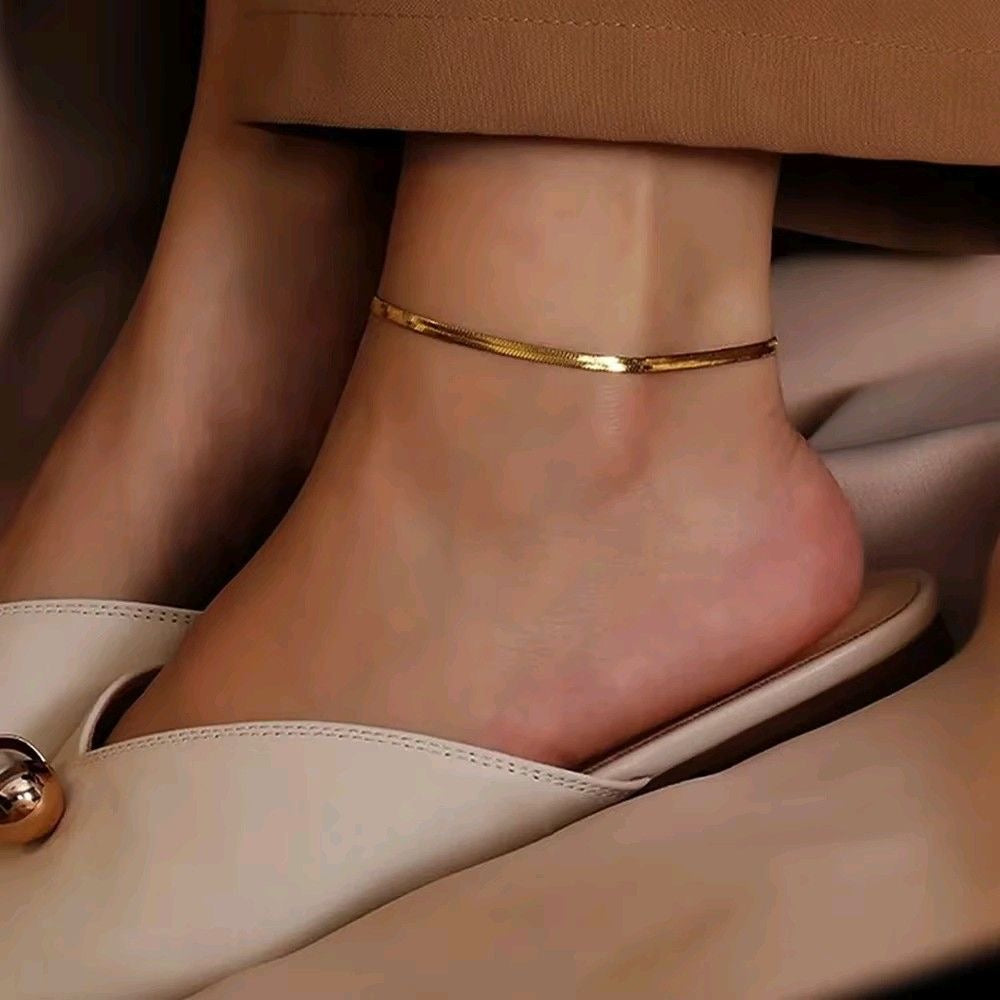 Snake chain anklet