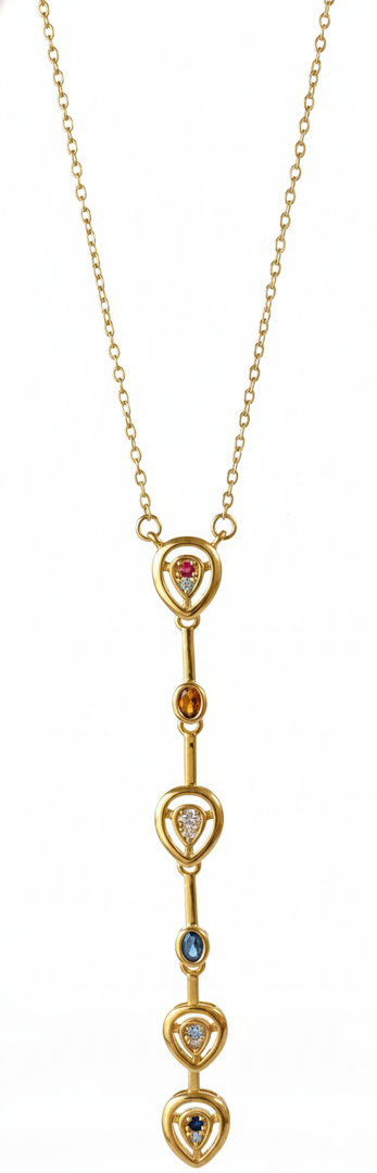 Rainstone Y-neckpeice