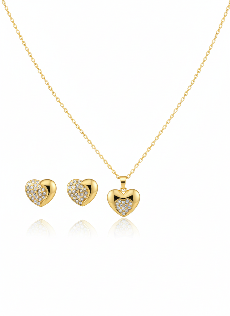 Heart bloom set