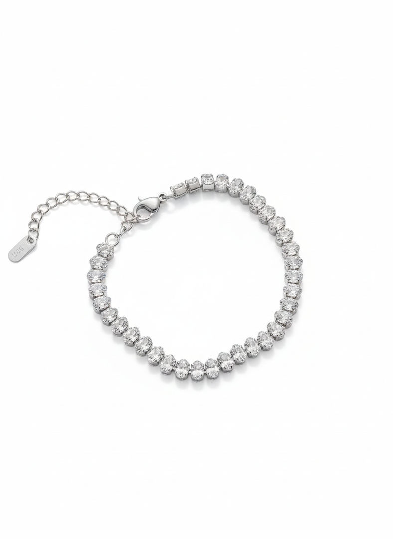 Silver dew bracelet