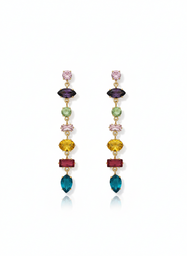 Sunburst Disc Earrings