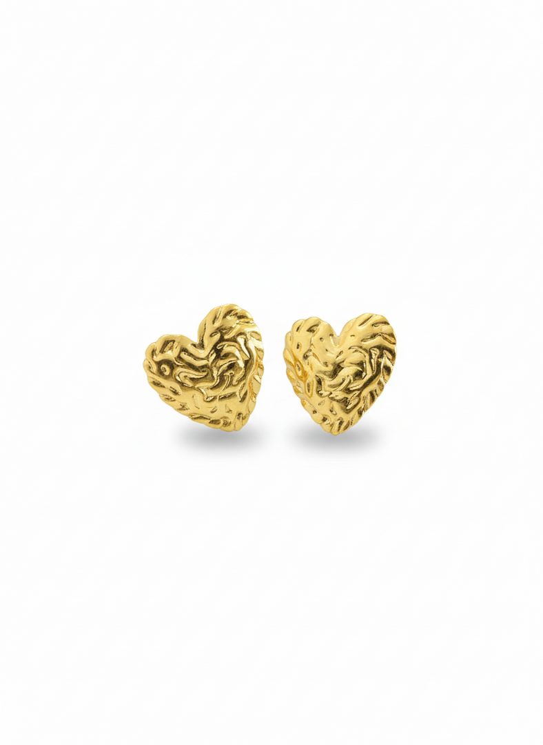 Heart studs