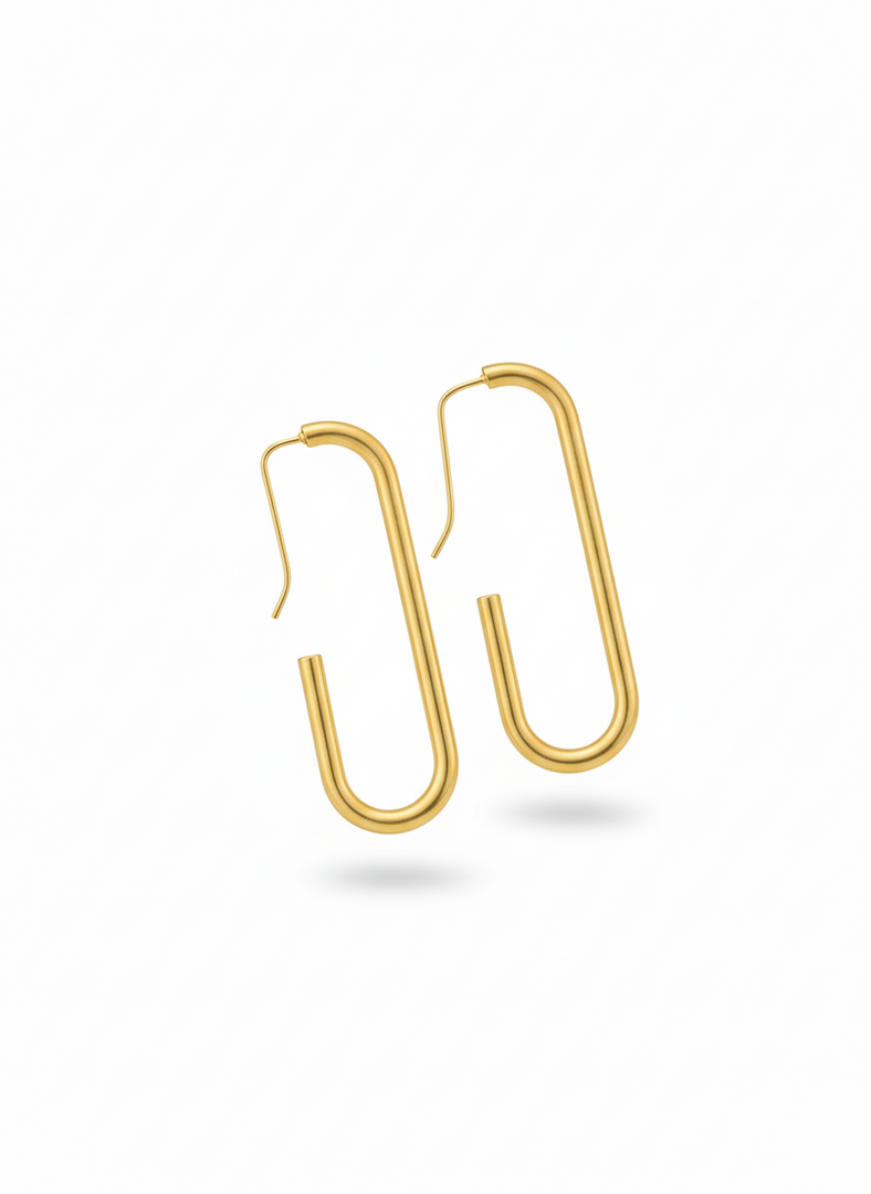 Golden long dangles