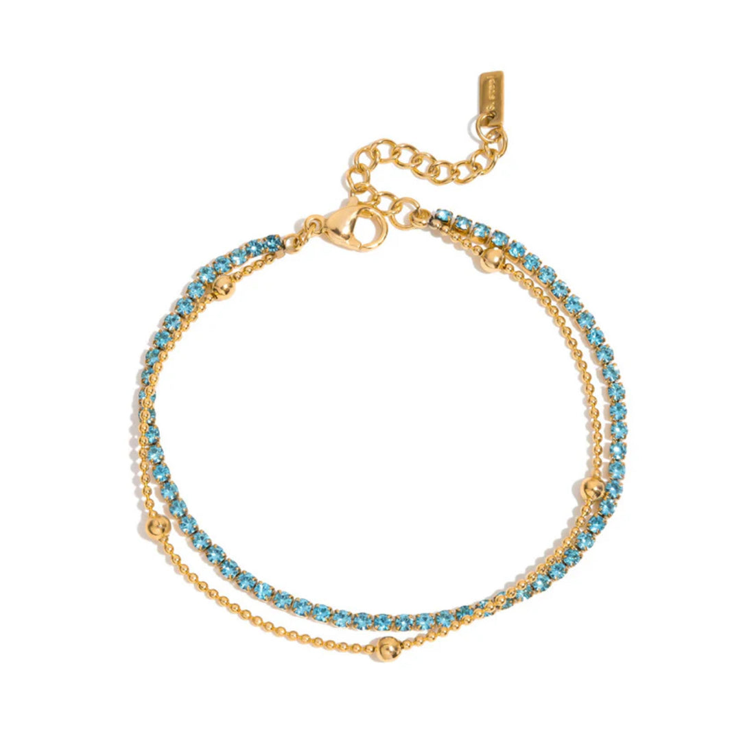 Aqua Dazzle Bracelet