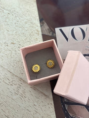 Golden blossom studs
