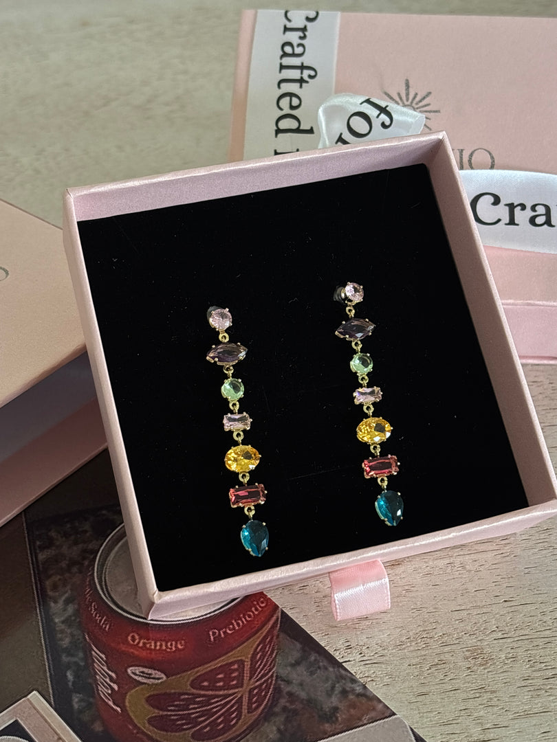 Sunburst Disc Earrings