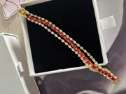Triple layer bracelet