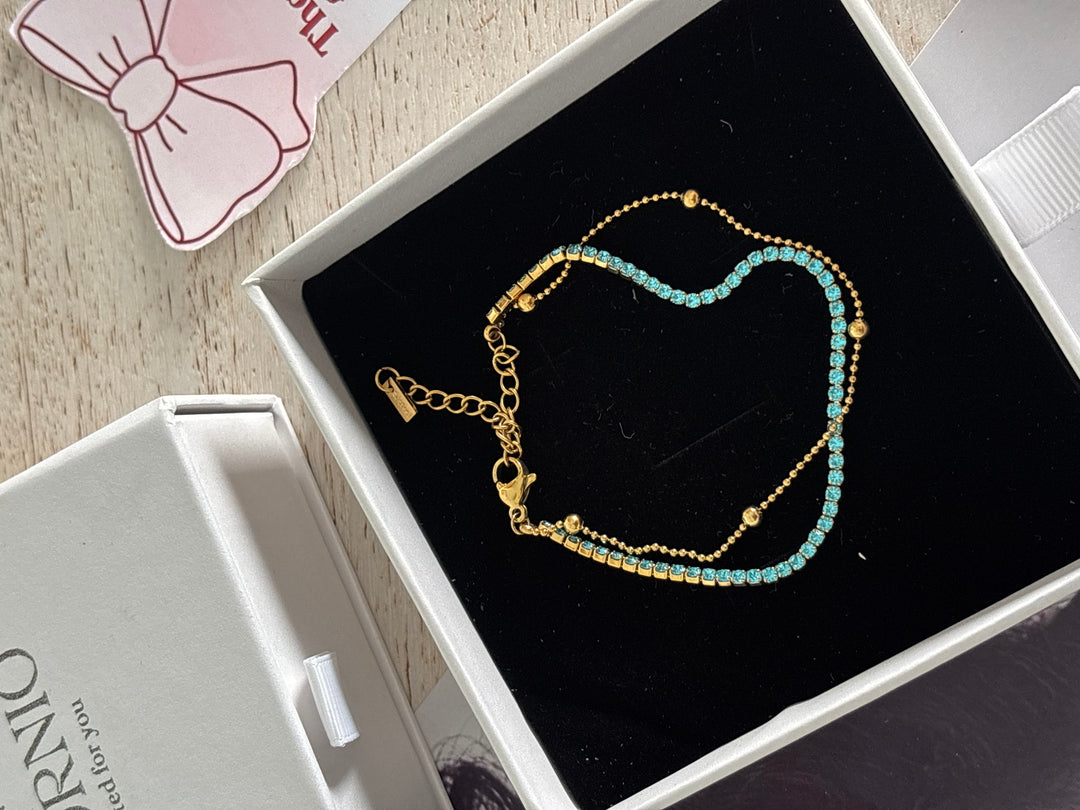 Aqua Dazzle Bracelet