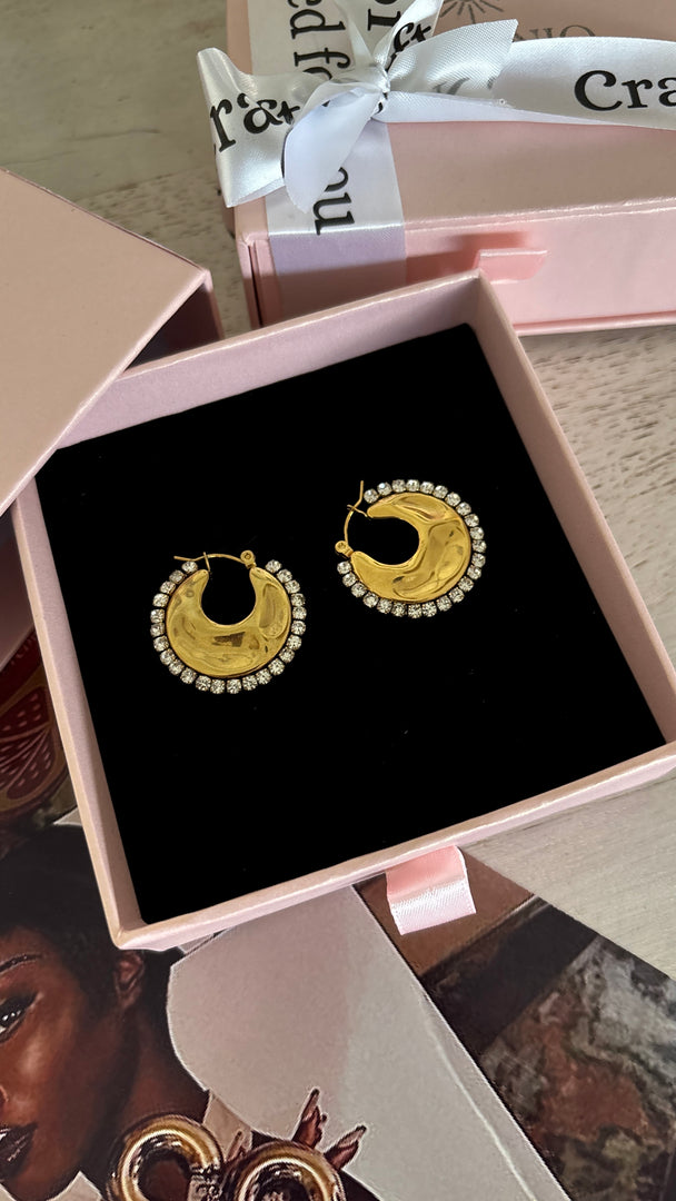 Celestial glow hoops