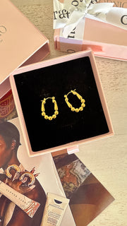 Beaded hoops