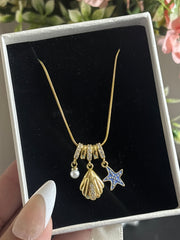 Starfish dream neckpiece