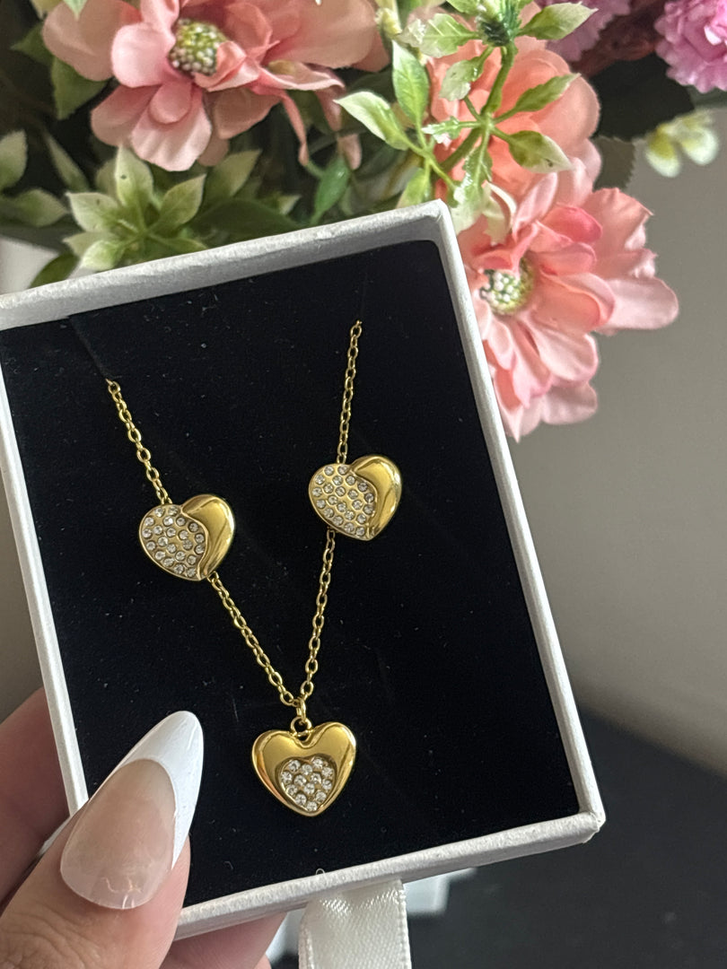 Heart bloom set