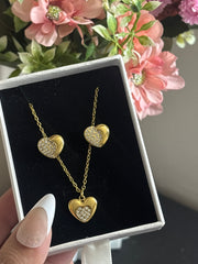 Heart bloom set