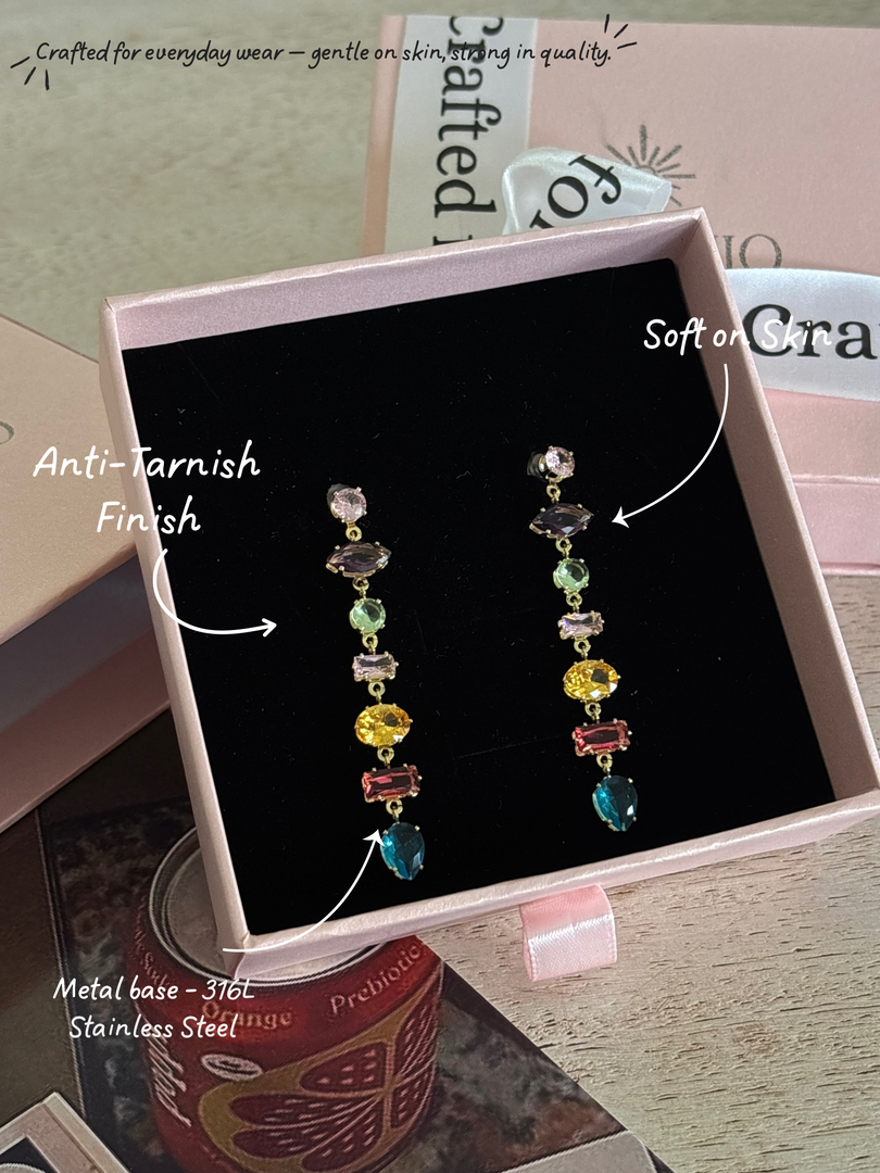 Sunburst Disc Earrings