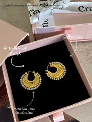 Celestial glow hoops