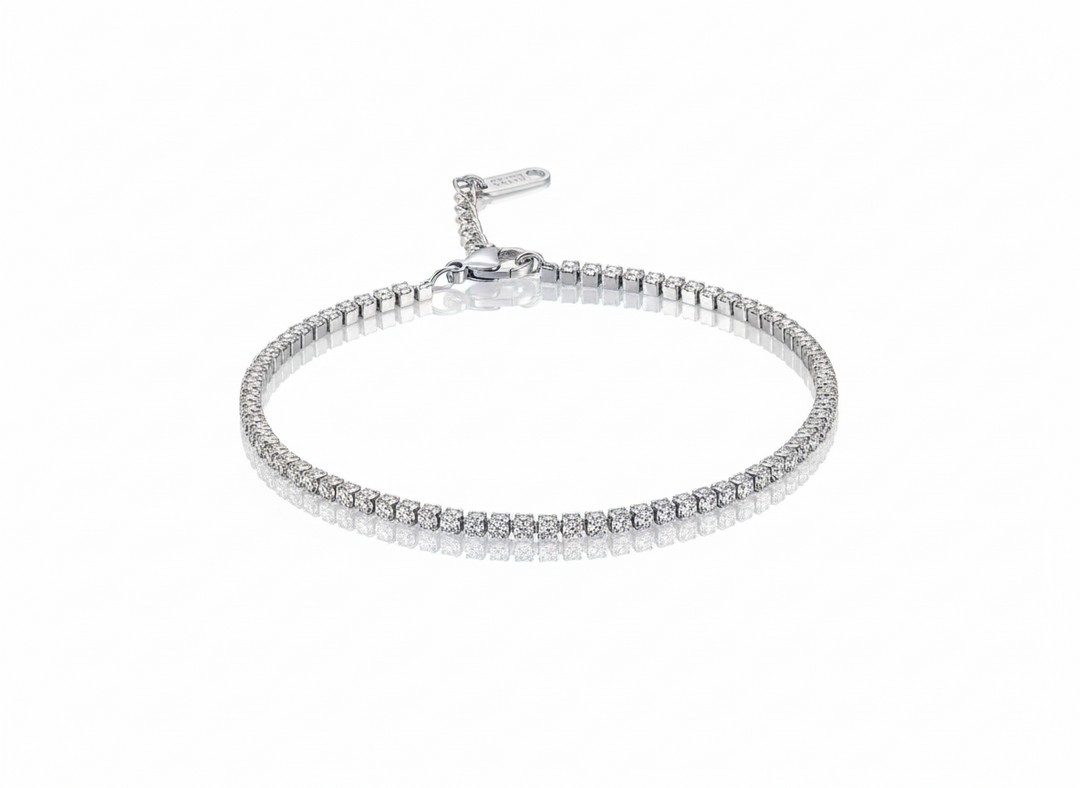 Sleek stone bracelet