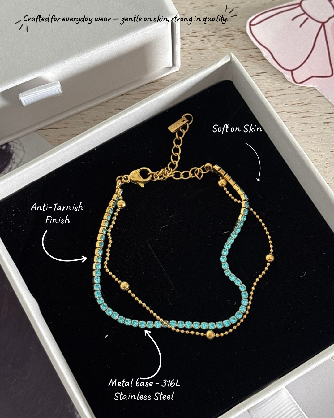 Aqua Dazzle Bracelet