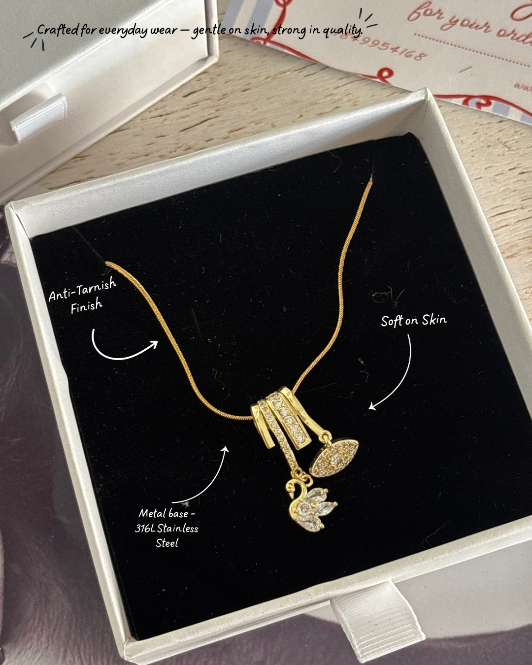 Trinity Spark Necklace