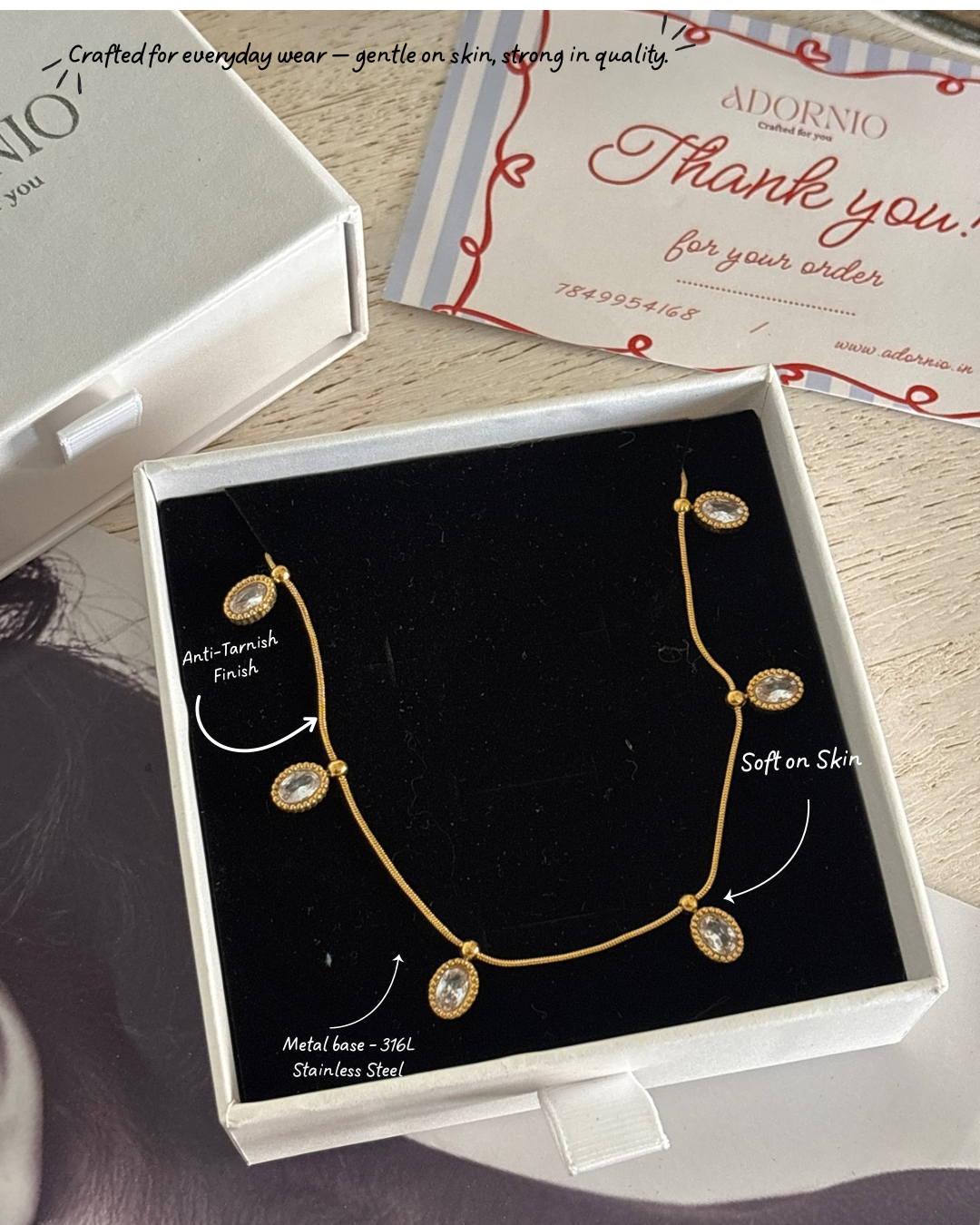 Crystal Rain Chain