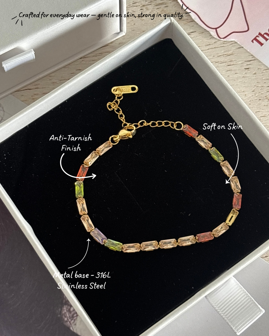 Multi-colour bracelet