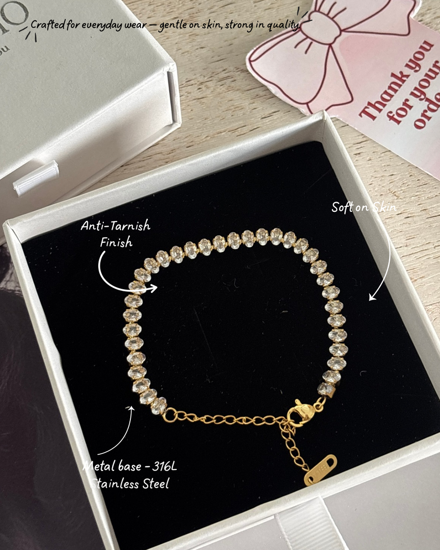 Diamond dew bracelet