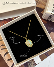Whimsical rose pendant